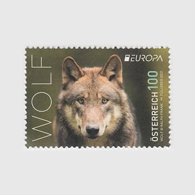 オーストリア 2021年ヨーロッパ切手「オオカミ」 - 趣味の切手専門店