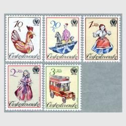 チェコスロバキア 1972年装飾の針金細工5種 - 趣味の切手専門店