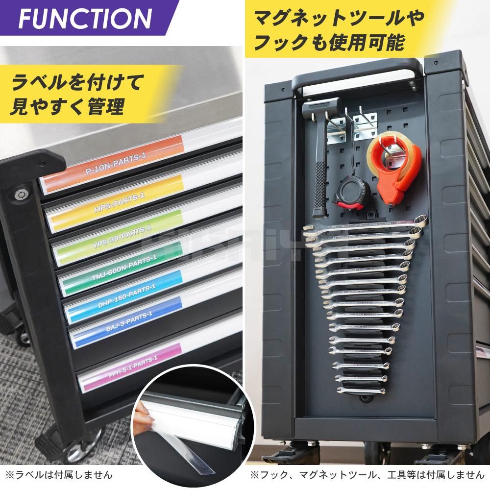 ローラーキャビネット 7段 | ステンレス天板 - キカイヤ/工具のKIKAIYA