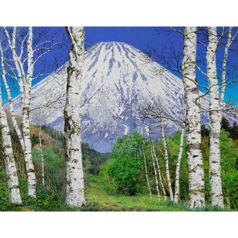 葛西俊逸 「北のシンフォニー」 油彩P10号 - 一枚の繪オンラインショップ