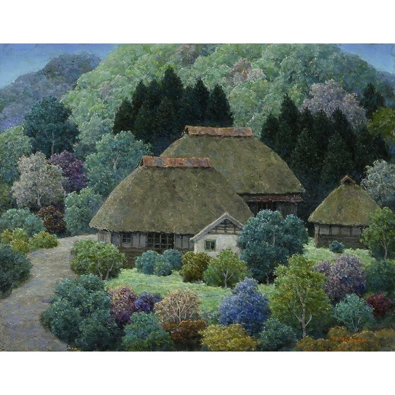 成田禎介 「里山の風景」 油彩6号 - 一枚の繪オンラインショップ