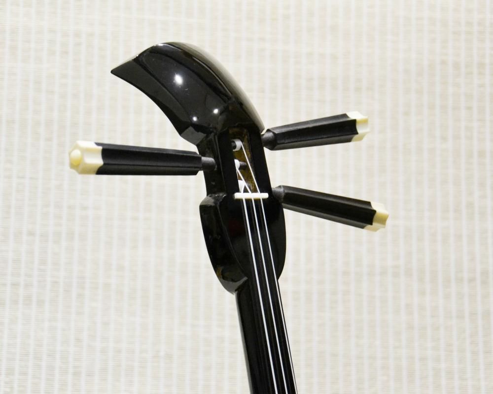 ちんだみ三線店 白木 人工皮 三線