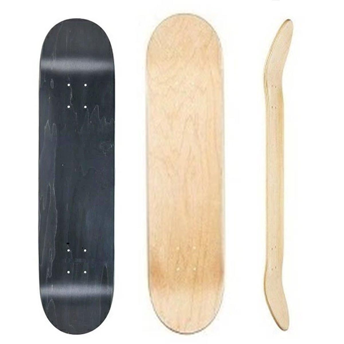 カナディアンメイプル7ply ブランクデッキ 8.0 c: Black