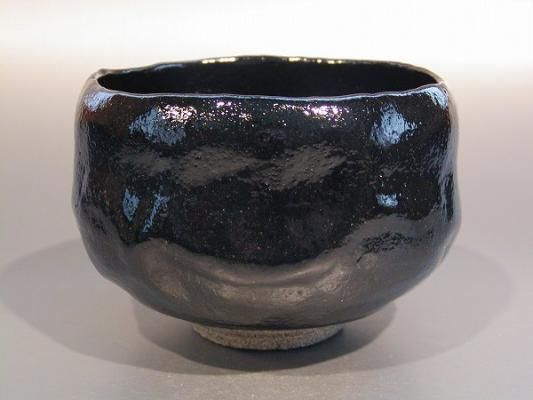 茶道具 黒楽茶碗 （上作） M-6、 佐々木昭楽作 - 茶道具 販売の佐藤