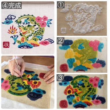 城紅型染工房【ブログ】沖縄らしい出産祝い・贈り物に！紅型染め体験も