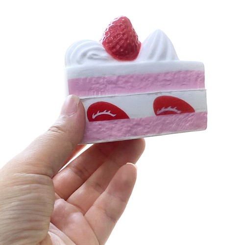 スクイーズ 贅沢ショートケーキスクイーズ(5個セット) squishy 食品系