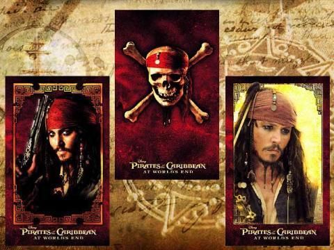 パイレーツオブカリビアン 3-Dレンティクラーステッカー/AWEジャック