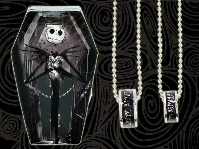 ナイトメアービフォアクリスマス/ジャック＆サリーペアリング&チェーン