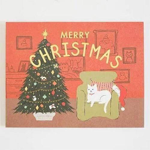 クリスマス イタズラネコ | カード - おしゃれで 珍しい文房具 海外