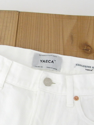 YAECA（ヤエカ） ホワイトスリムテーパードデニム[6-11WH] - clothes tile
