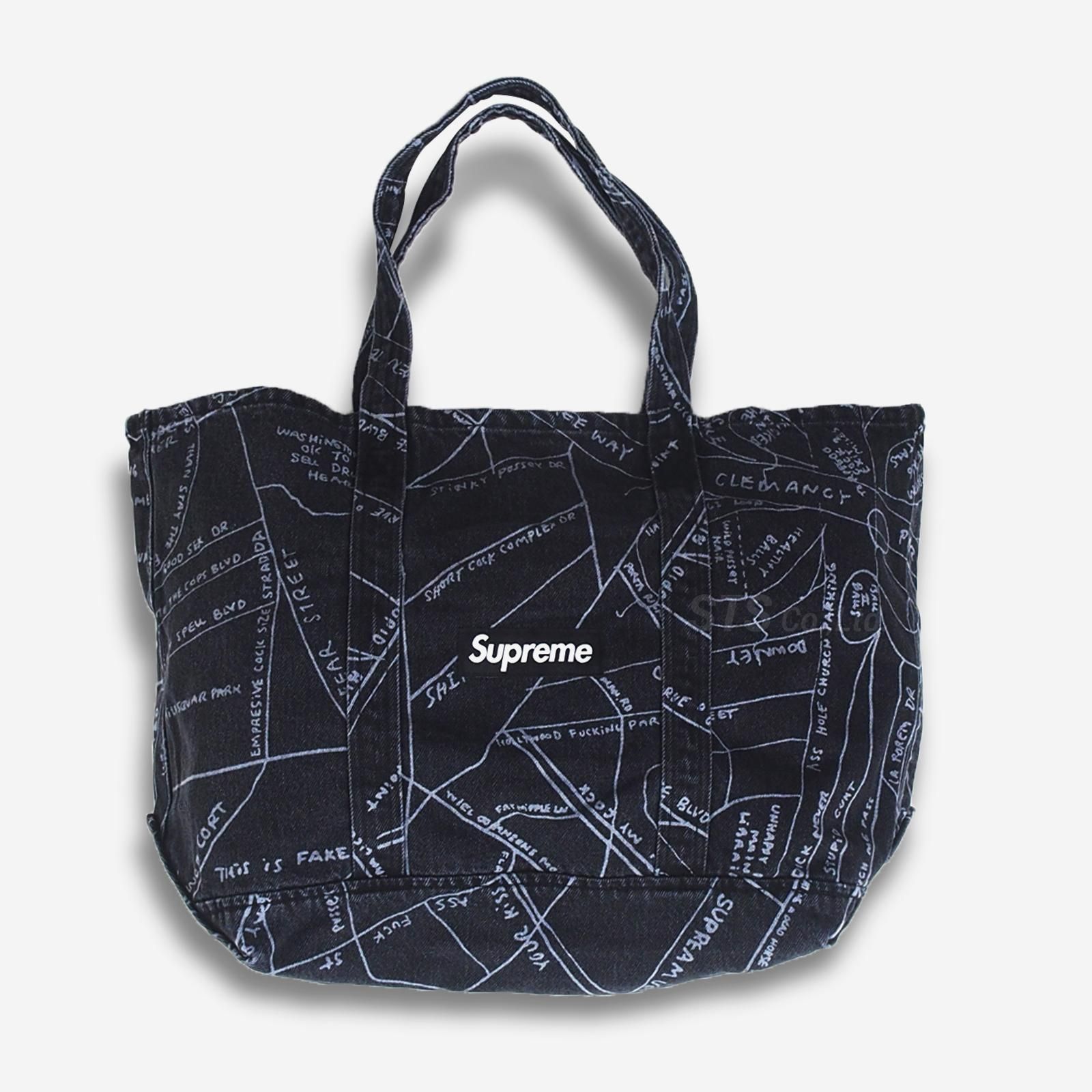 Supreme - Gonz Map Denim Tote - UG.SHAFT