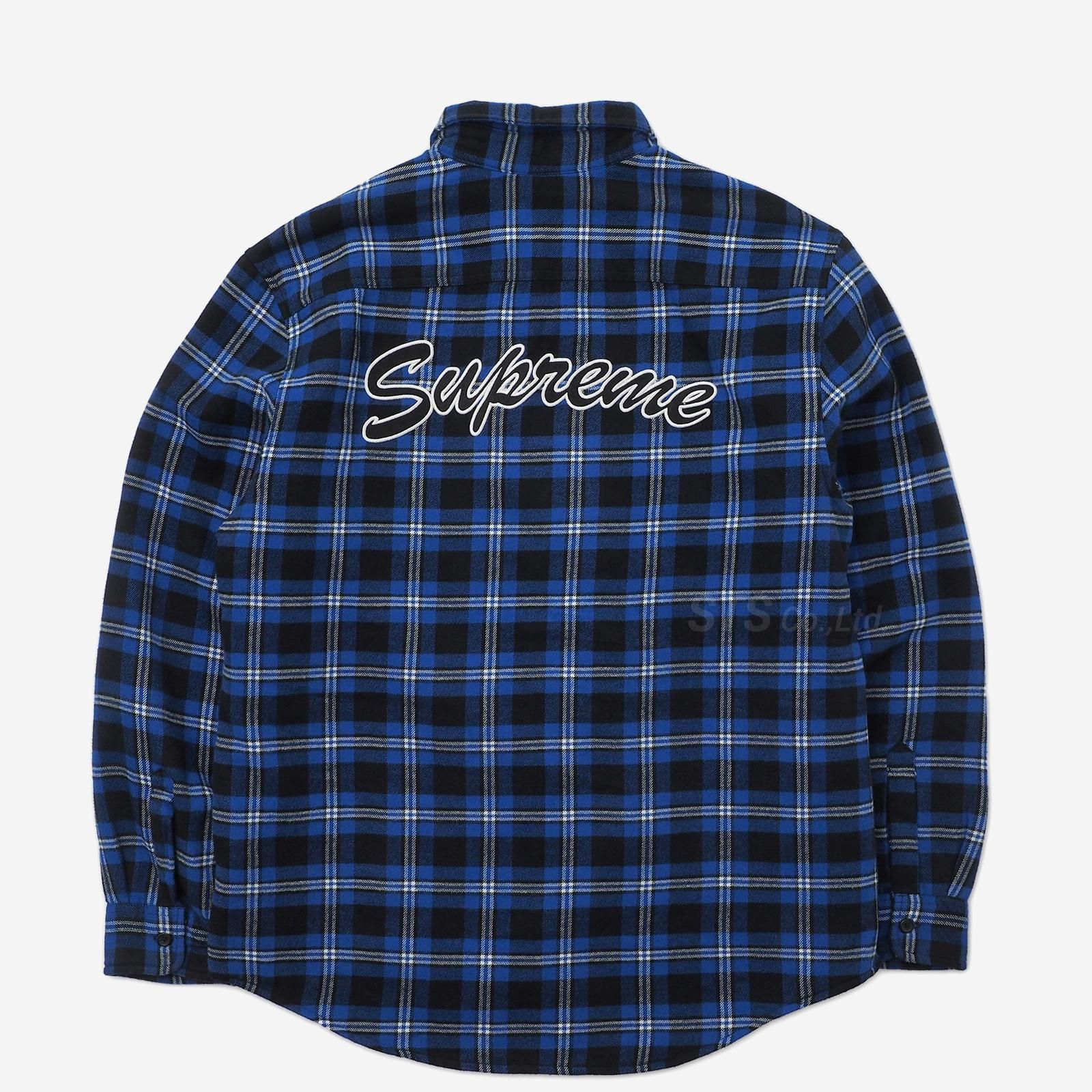 Supreme - Arc Logo Quilted Flannel Shirt - UG.SHAFT