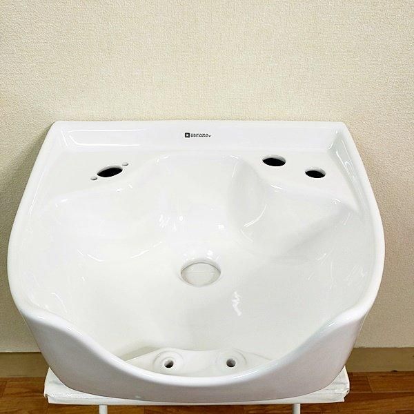 中古/A】タカラベルモント 『マジョリカポルト（ホワイト/2穴/水栓金具