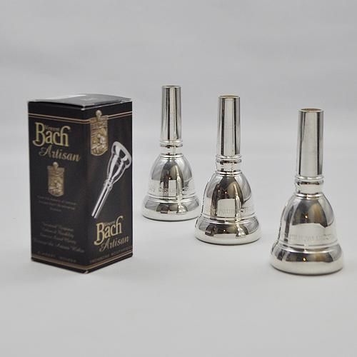 バック ： アルティザン 太管トロンボーン 銀メッキ マウスピース