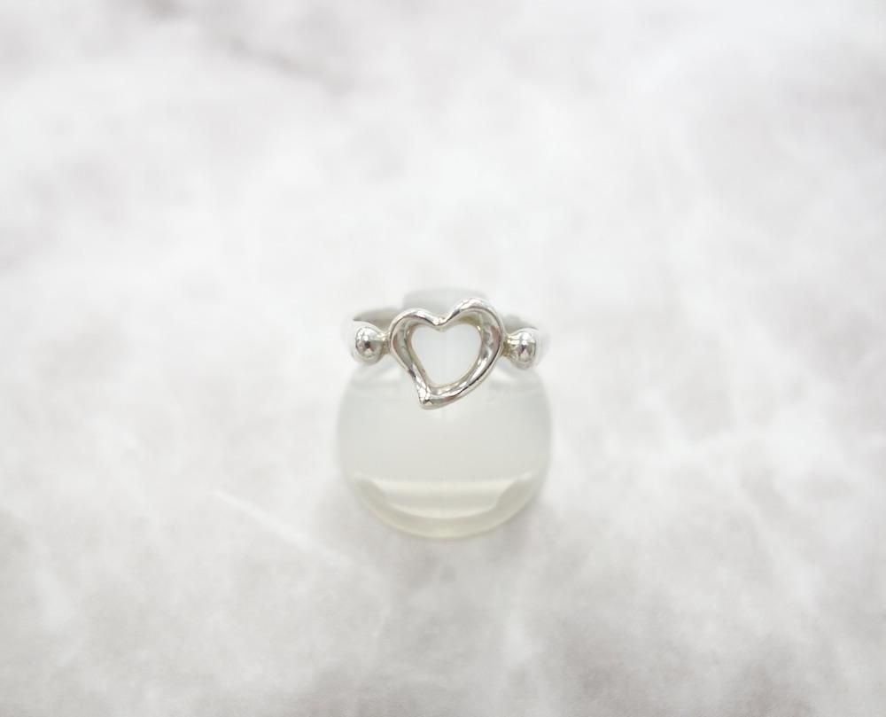 Tiffany & Co ティファニー オープンハート リング 指輪 silver925 7号