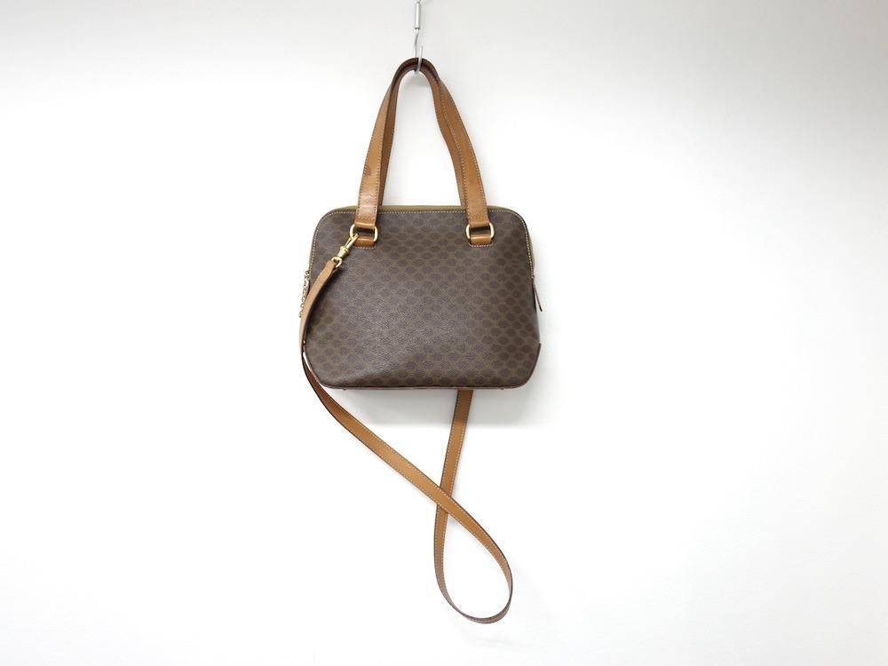 OLD CELINE オールド セリーヌ マカダム柄 ミニハンドバッグ