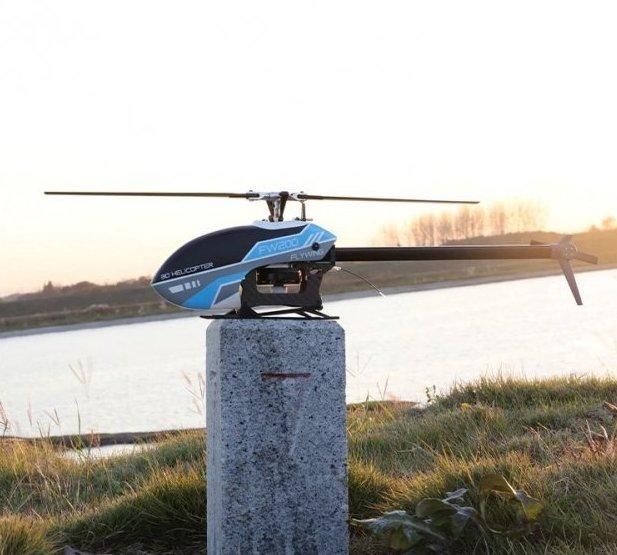 室内でも楽しめるFW200JPB 完成機 ( GPS搭載） 電動ヘリコプター：S