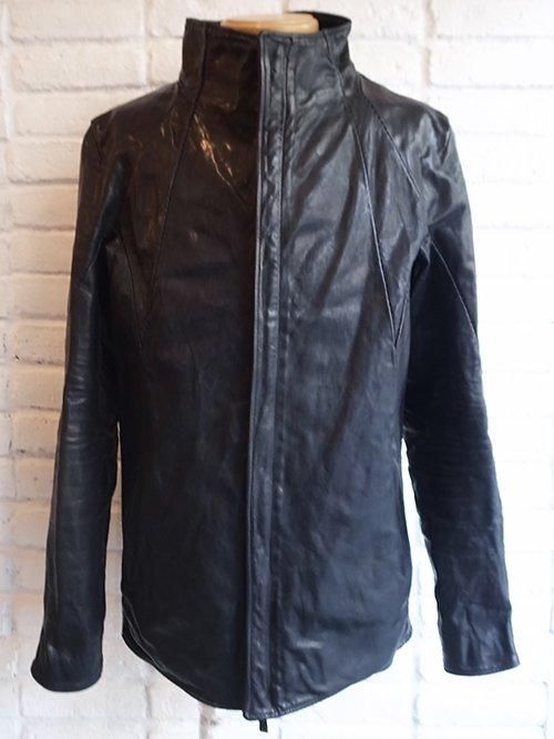 incarnation/インカネーション】 HORSE LEATHER HIGH NECK ZIP BLOUSON