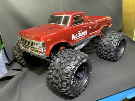 1/8モンスタートラック用接着済みタイヤ SIX PACK 1台分（4本