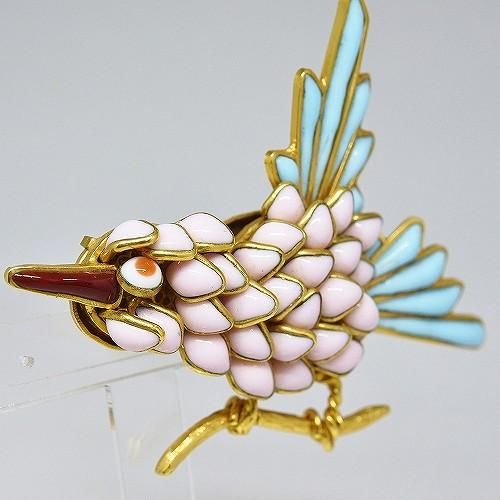 CHANEL シャネル ヴィンテージ 鳥ブローチ グリポア - 世界の