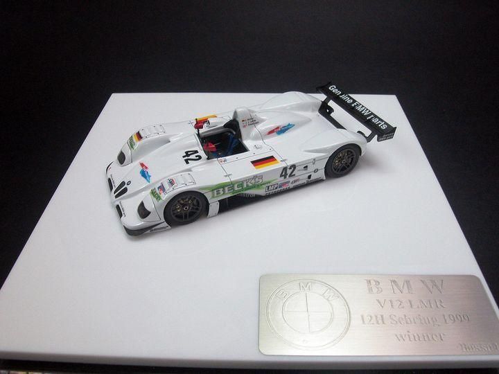 1/43 Rosso BMW V12 LMR Winner 12H Sebring 1999 - 【MR BBR MakeUp