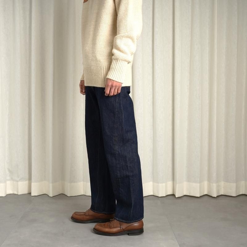 CIOTA シオタ】 本藍 スビンコットン 13,5oz ストレートデニム / NAVY
