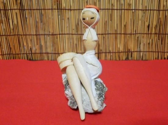 セクシー 海女さん こけし人形 12.5cm - 「宝の森」昭和レトロ