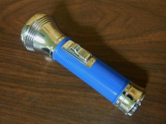 ナショナル 懐中電灯 小（青） - 「宝の森」昭和レトロ雑貨