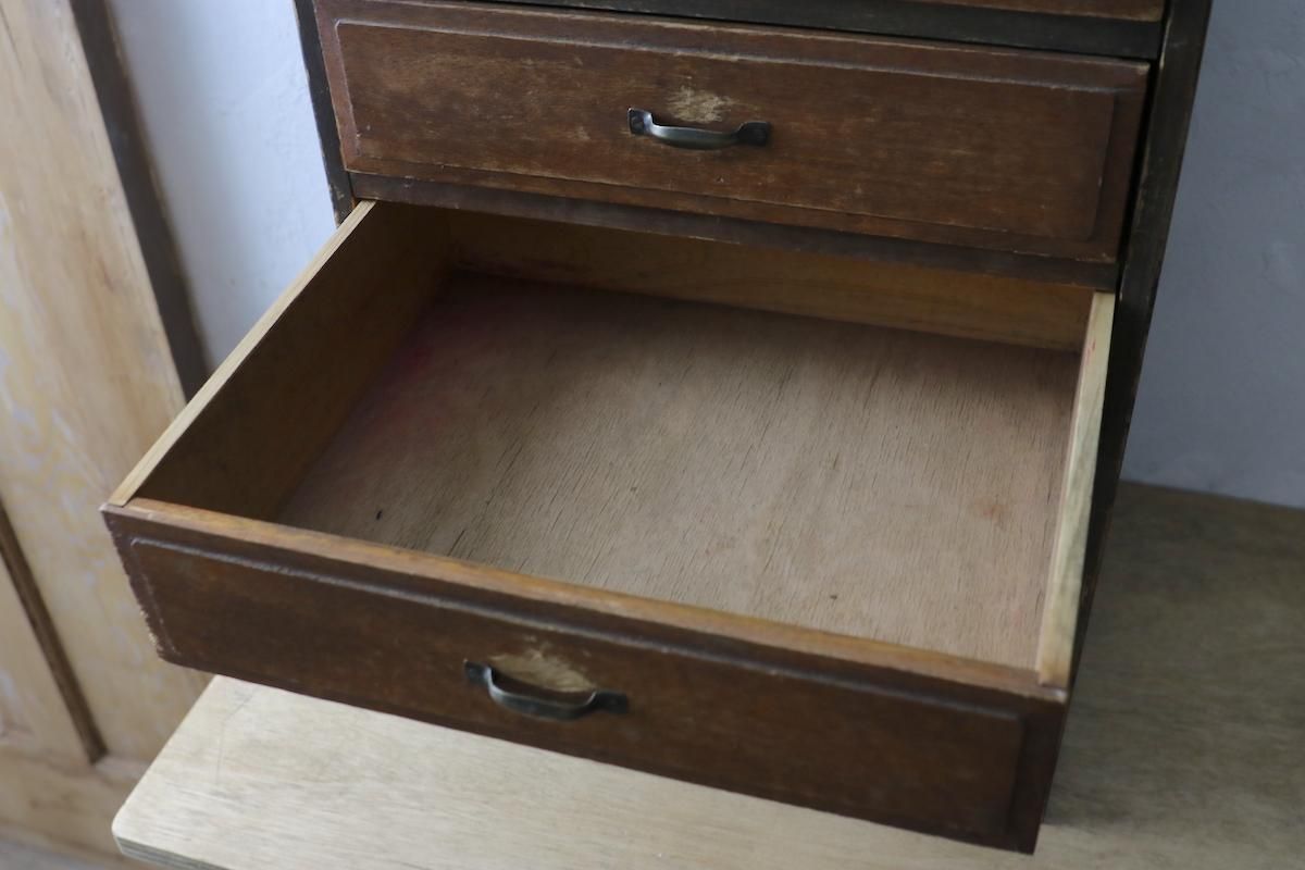 昭和レトロ小引き出し5段/w32.5×d27.5×h48.5cm- カフェスタイルの