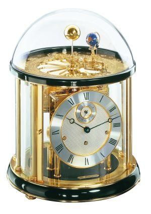ヘルムレ機械式高級天文置き時計 Tellurium Clock ブラック [hermle 22805]