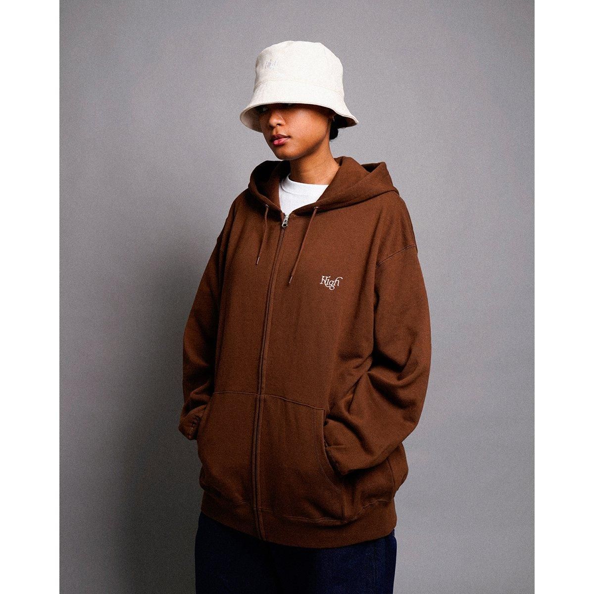HighLife / High Zip Hoodie - Brown - - HighLife Online Store
