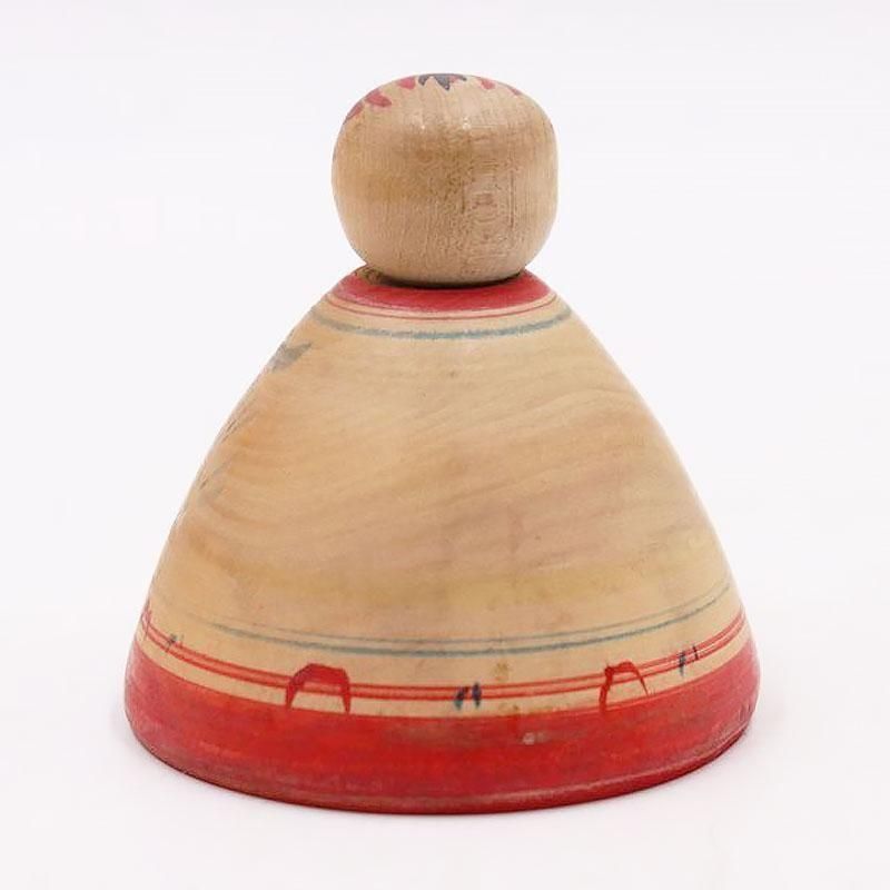 伝統こけし 三角型 昭和初期のかわいい木地玩具