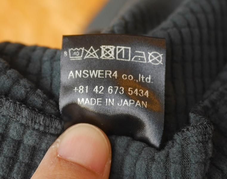 Answer4 アンサーフォー＞ Power Grid Full Zip Hoodie | 中古