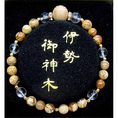 伊勢神宮御神木ブレスレット（碧玉） - ネパール、アジア、世界不思議