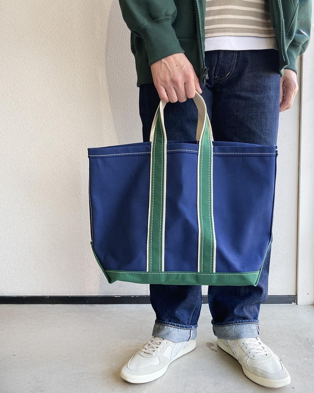 Deluxe Tote Bag | Navy/Green WORKERS マメチコ通販