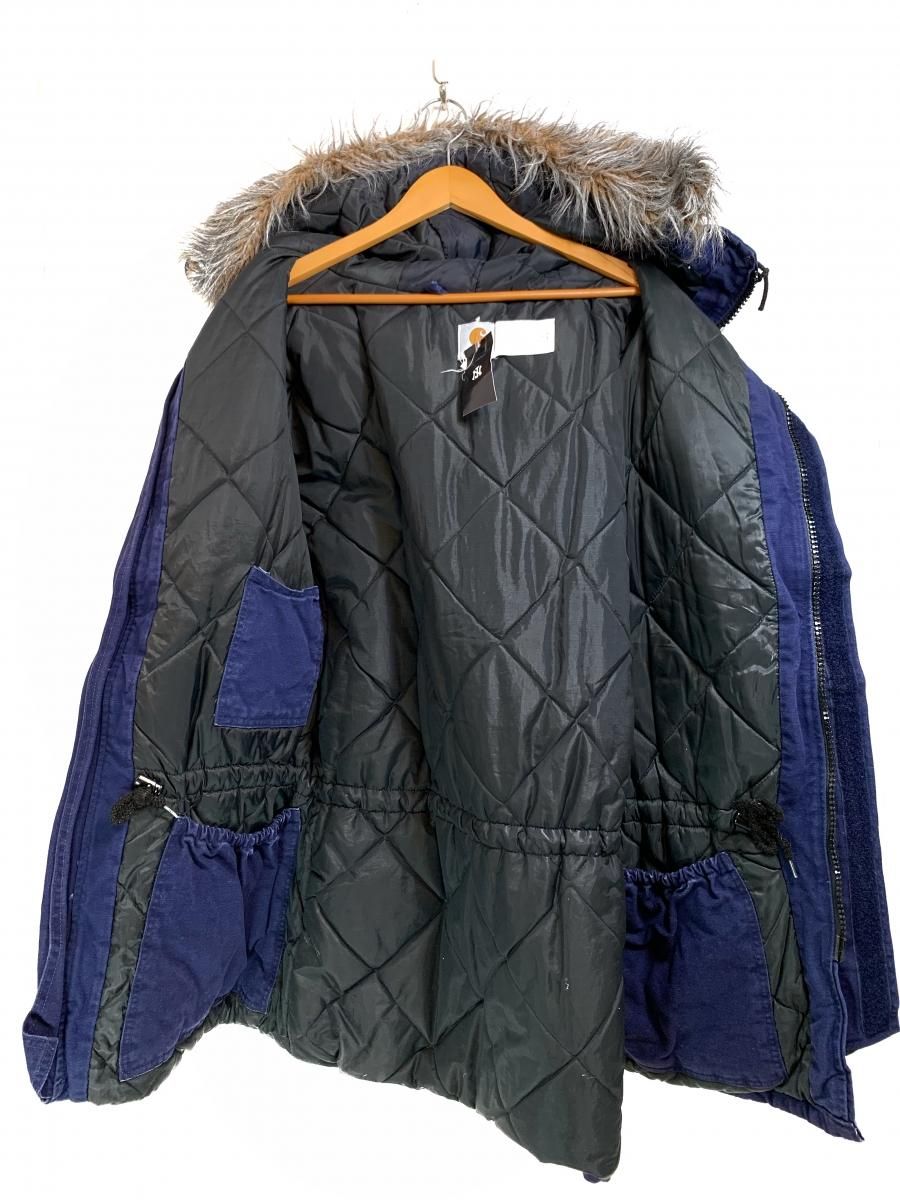 USA製 80s Carhartt Siberian Parka 紺 L カーハート シベリアン