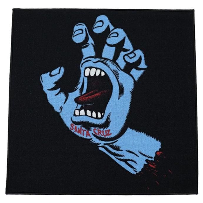 新品 SANTA CRUZ Screaming Hand Rug (BLACK/BLUE) サンタクルーズ