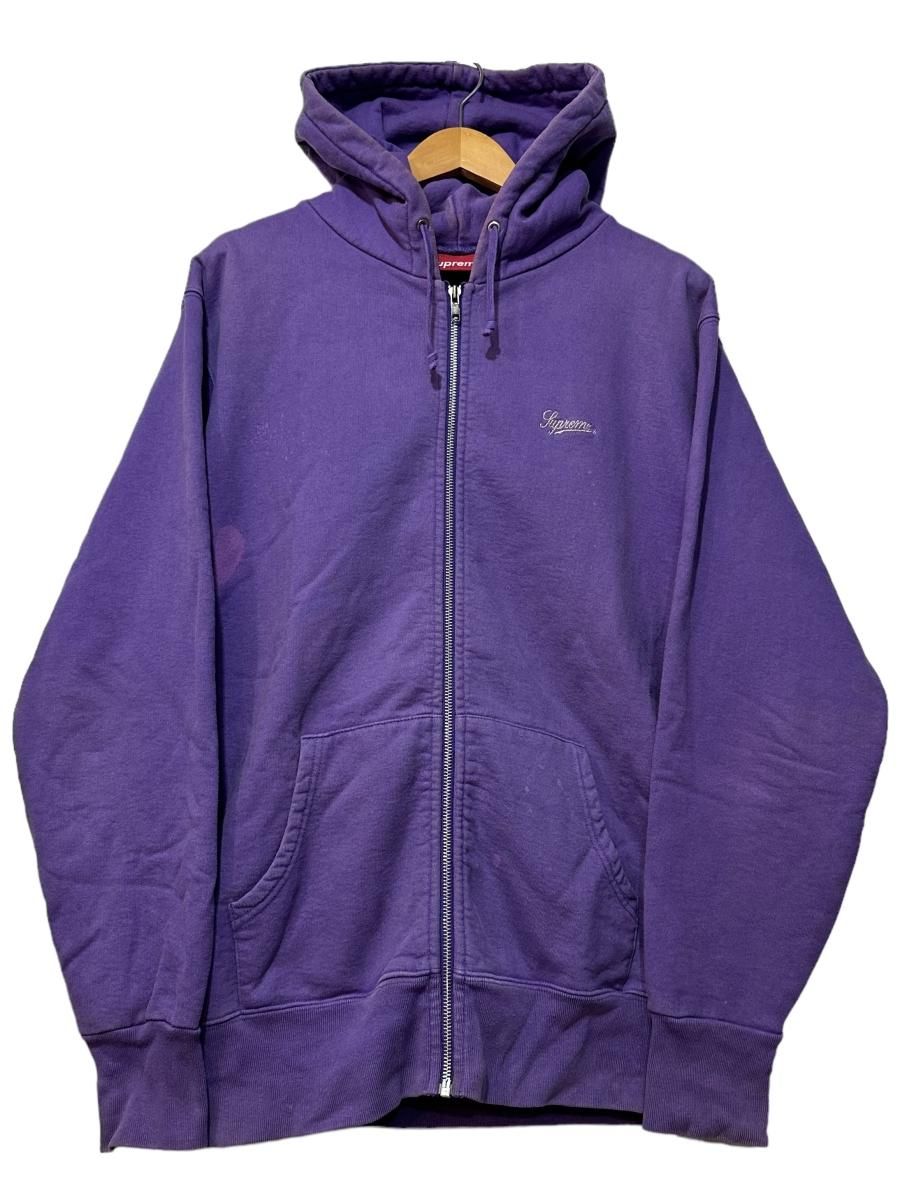 06年製 SUPREME East West Full Zip Hoodie 紫 XL 00s シュプリーム