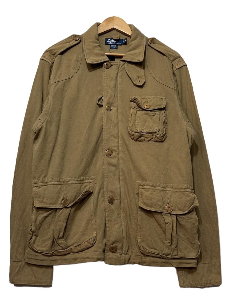 Polo Ralph Lauren Pique Hunting Jacket 茶 M ポロラルフローレン
