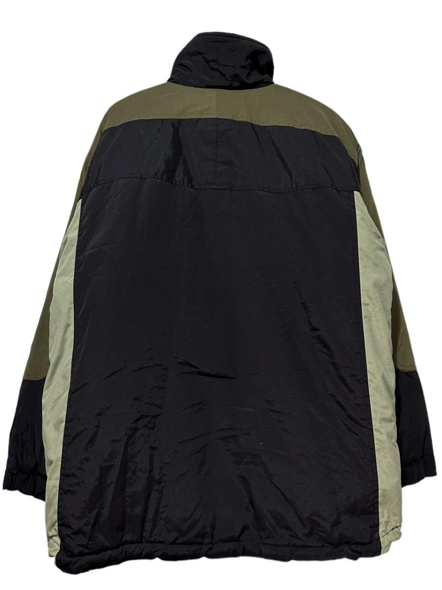 00s OLD STUSSY Nylon Padding Jacket 黒 L オールドステューシー