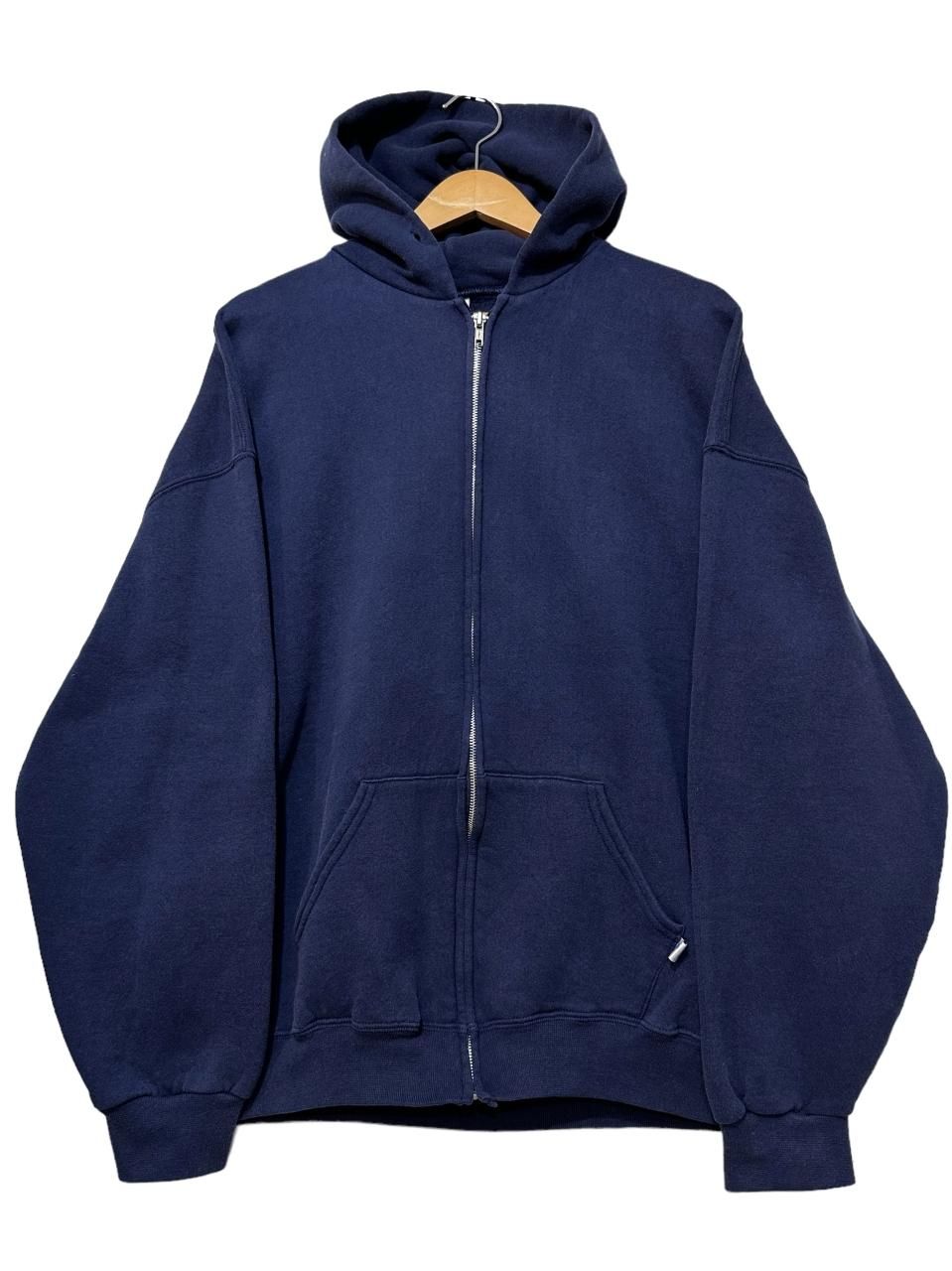 RUSSELL ATHLETIC Zip-Up Hoodie 紺 L ラッセル アスレチック ジップ