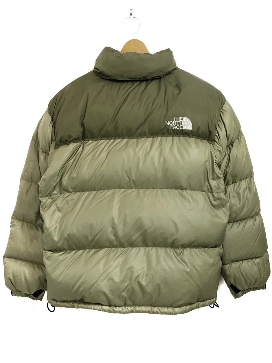 90s THE NORTH FACE Nuptse Jacket オリーブ L ノースフェイス ヌプシ