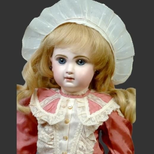 提携業者取扱品】Gorgeous 50cm Closed-Mouth Antique Tete Jumeau