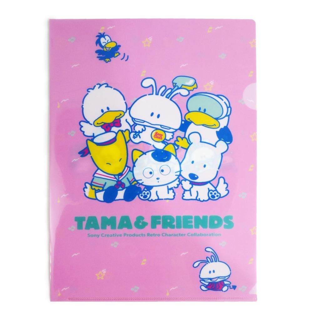A4クリアファイル（レトロ）ピンク TA - タマ＆フレンズ 公式