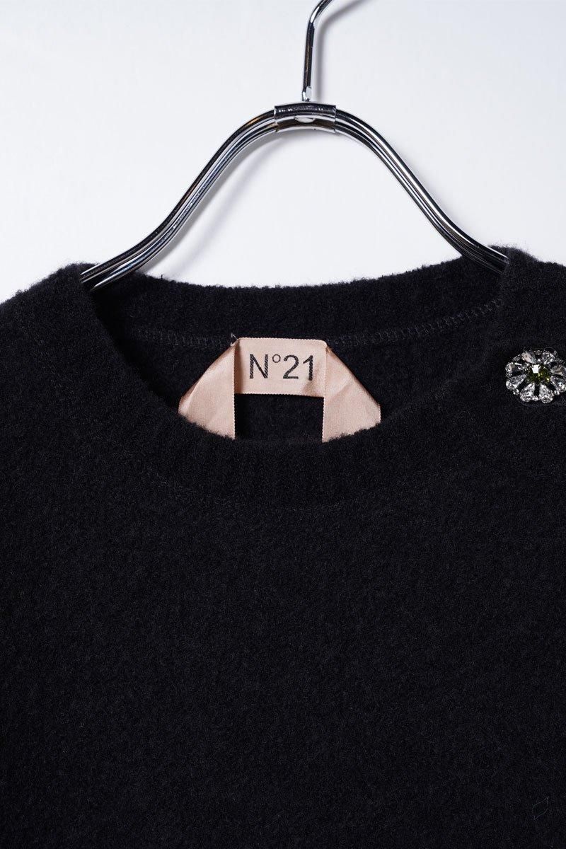 N°21(ヌメロヴェントゥーノ) 【N°21】ビジューモチーフニット 通販
