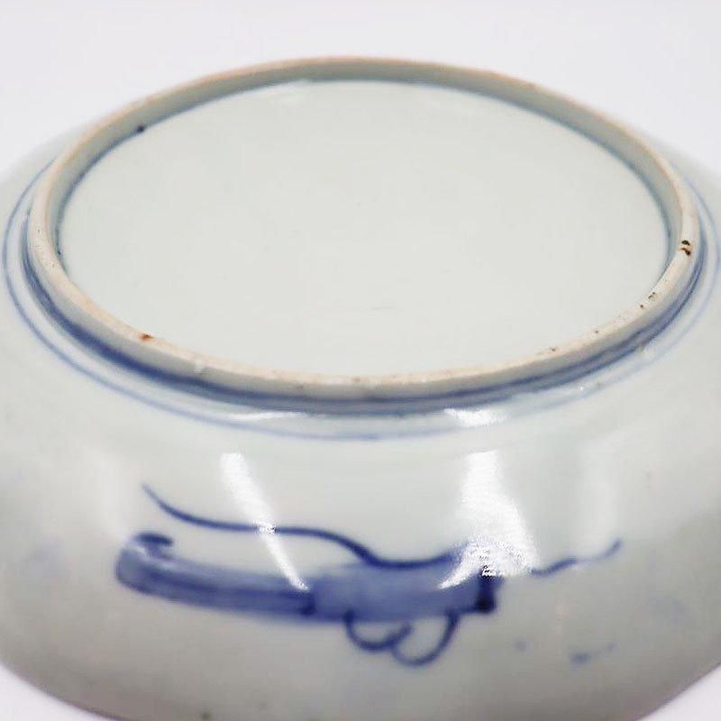 希少な明治時代の金継ぎ手描き中皿