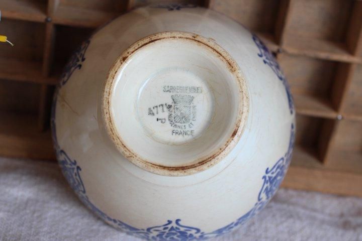 フランス製アンティーク1900年代カフェオレボウル