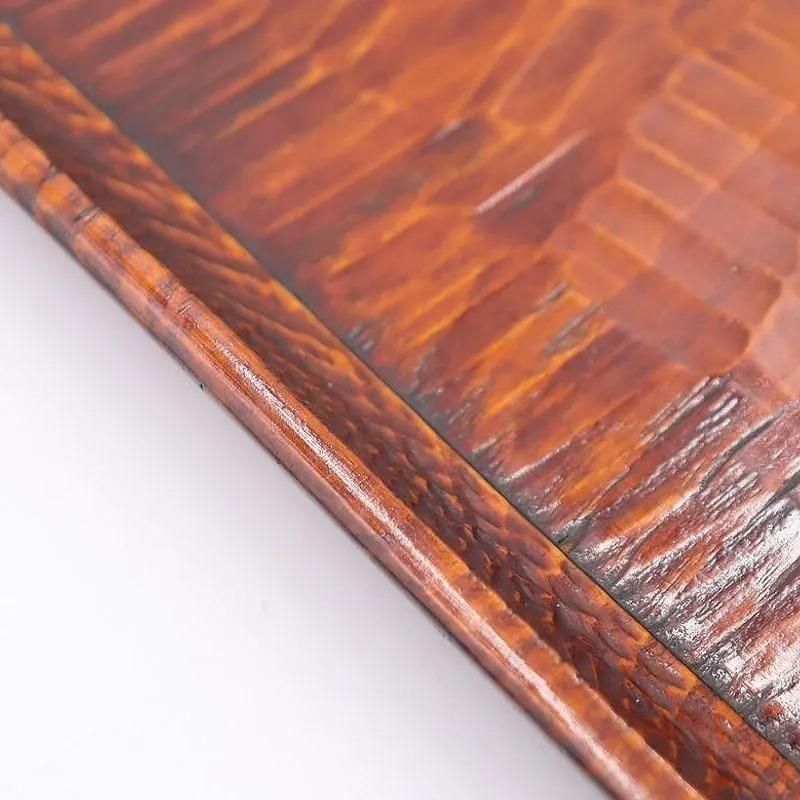 一枚板 手彫り 讃岐盆 トレイ 透き漆 民芸 ナチュラル 素朴 昭和初期