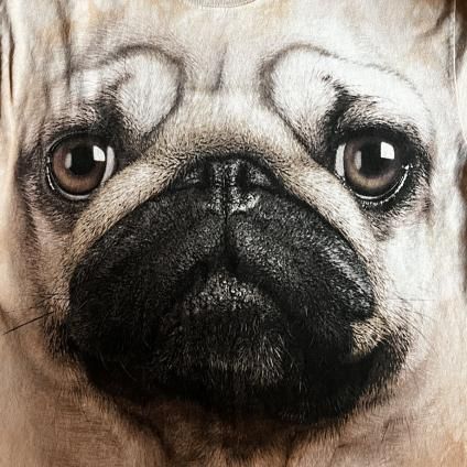 オールド パグ Tシャツ（Vintage Campaign T-shirt）- JeJe PIANO