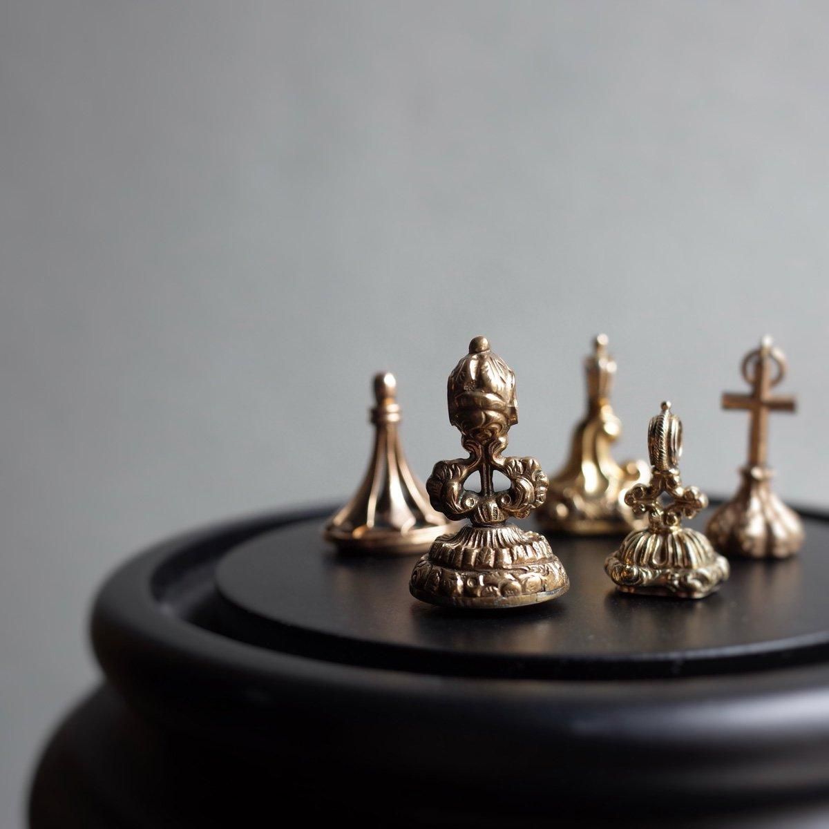 カーネリアン フォブシール（Victorian - Art Deco Seal Carnelian Fob